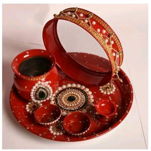 Handmade Karwa Chauth Thal