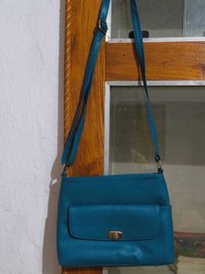 Stylish Blue Handbag