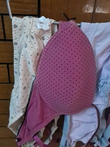 Combo Of Five Imported Fabric Bra