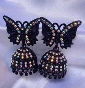 Butterfly Jhumka Earrings(NEVER USED)
