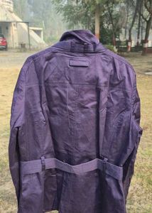 Zara Basic Collection Purple Jacket with Belt .