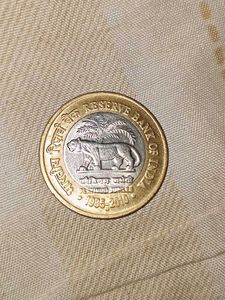 Rare Reserve Bank of India TEN Rupee Coin