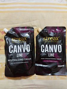 Streax Canvo Line Hair Straightening Cream
