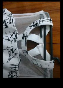 Off White Western One Piece Dress