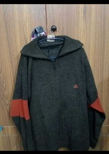 Vintage Adidas Quarter Zip Sweater
