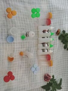 💅 Set-30 Craft Paint Bottles &amp; Caps