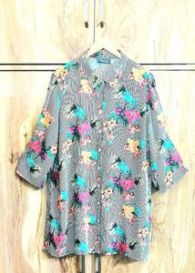Multicolour Long Shirt Size-48