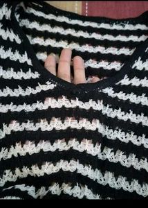 Striped Cropped Top