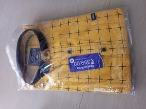 Shirt Yellow Colour Mens 44 XXl Size