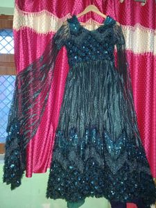 Elegant Sequin Embellished Evening Gown