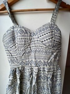 Patterned Mini Dress