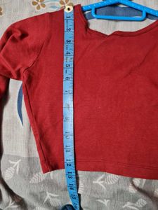 Elegant Maroon Blouse