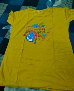 Cute 'My Magic World' t shirt for girls