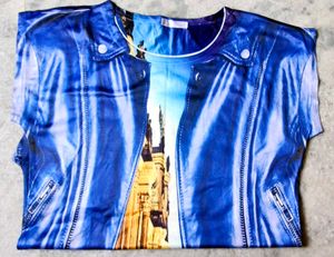 Unique Graphic Print T-Shirt