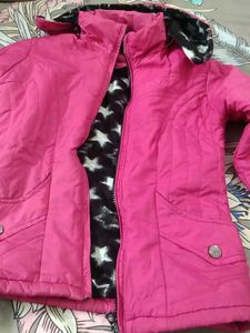 Pink Hooded Jacket