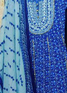 Women Frock Suit Duppata And Pant