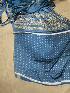 New Without Tag Saree Attached Blouse
