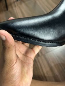 Black Leather Chelsea Boots