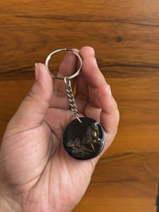 Resin Flower Keychain