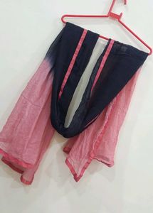 Pink And Black Dupatta💕🖤