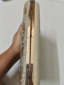 Gold Embellished Clutch