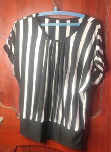 Striped Blouse Top