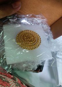 zaveri pearls Gold finish cocktail ring