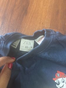 Zara tshirt 2-3 yrs and h&amp;m shorts 18-24months