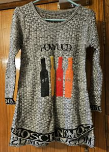 Women Knitted Full Sleeves Sweater