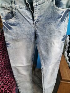 Whitish Blue Denim Jeans.