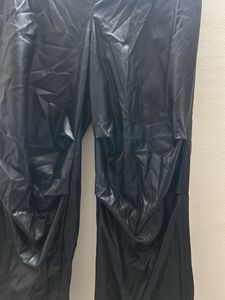h&amp;m leather pants
