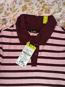 Striped Studiofit Polo T-Shirt