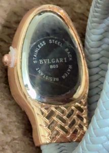 Snake style wrap bvlgari watch