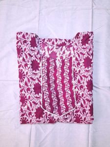 Floral Purple Kurta Set