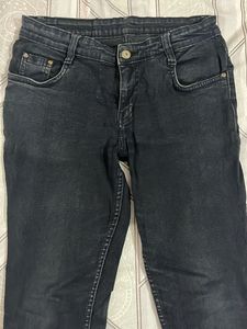 Black faded Denim Jeans