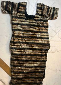 Elegant Black &amp; Gold kurti