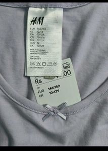 HnM Lavender Top &amp; Short Pyjama Set