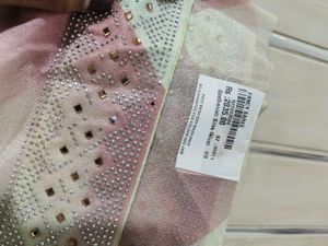 Elegant Pink Patterned Saree