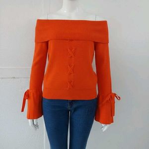 Off-Shoulder Sweater