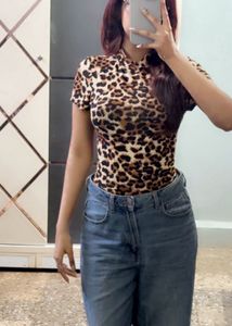Leopard Print Top