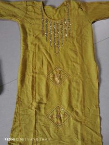 2 Kurti Stylish Pink &amp; Black Dress