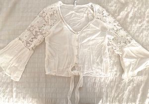 Lace Sleeve Top