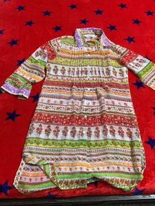 A Beautiful Collar Neck Kurta By Biba