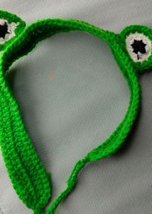 Crochet Frog Headband