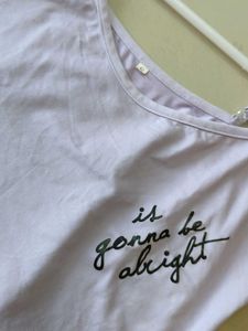 Cute Lavender Crop Top