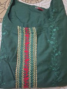 Green Colour Kurta