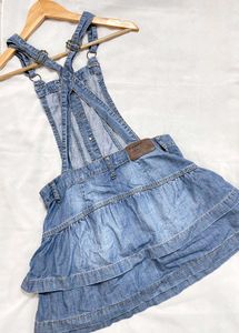 Boho Chic Denim Overall By R Mark  A