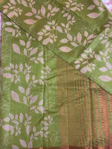 New Green Color Art Silk Saree