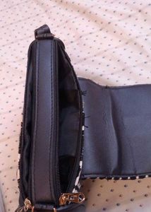 black sling bag
