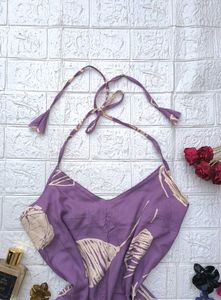 Halter Neck Pinteresty Kurti🪻